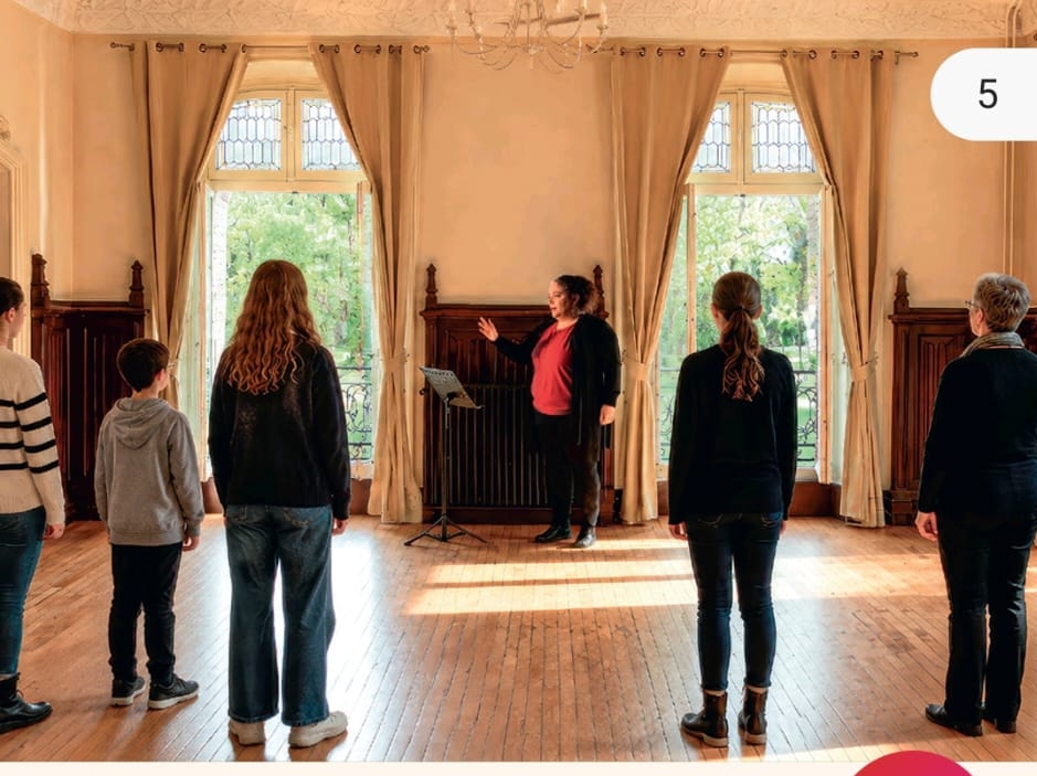 Atelier de chant en groupe
